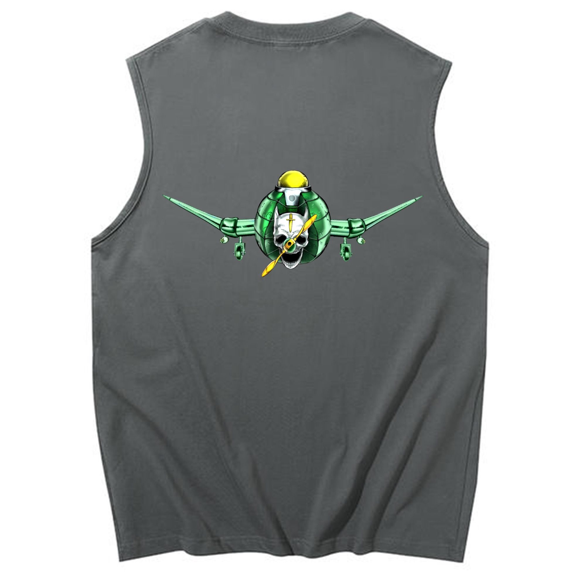 （画像用） ジョジョの奇妙な冒険 ナランチャ?ギルガ JoJo's Bizarre Adventure Narancia Ghirga コットン100％タンクトップ（背面プリント）